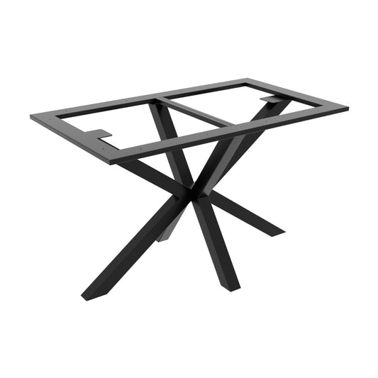 Tischgestell Metall Acamar Frame – schwarze Tischbeine für Esstisch