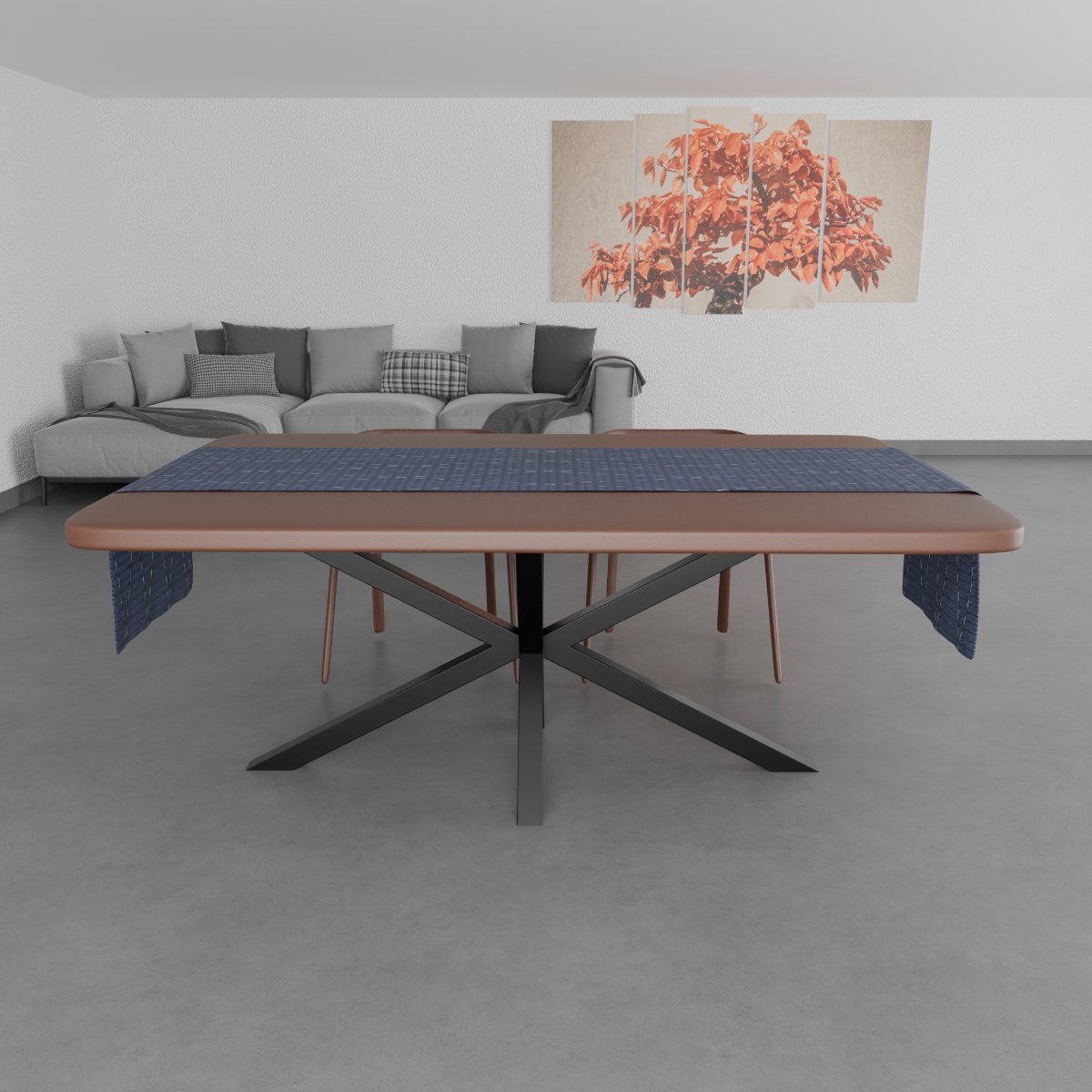 Stolová Noha Acamar Frame - 160x70x74 cm