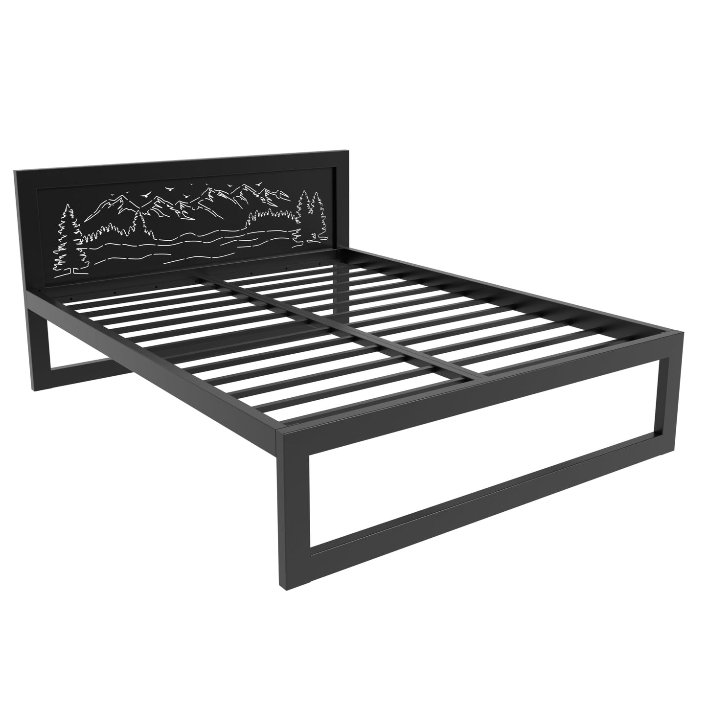Metallbett Ryka Standard M2 – stabiles Bettgestell Metall