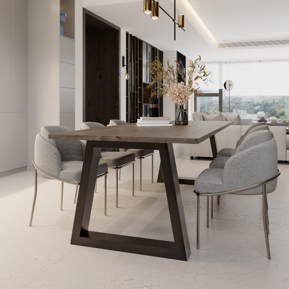 Stolová noha Nemesis Extreme - 200x80x72 cm