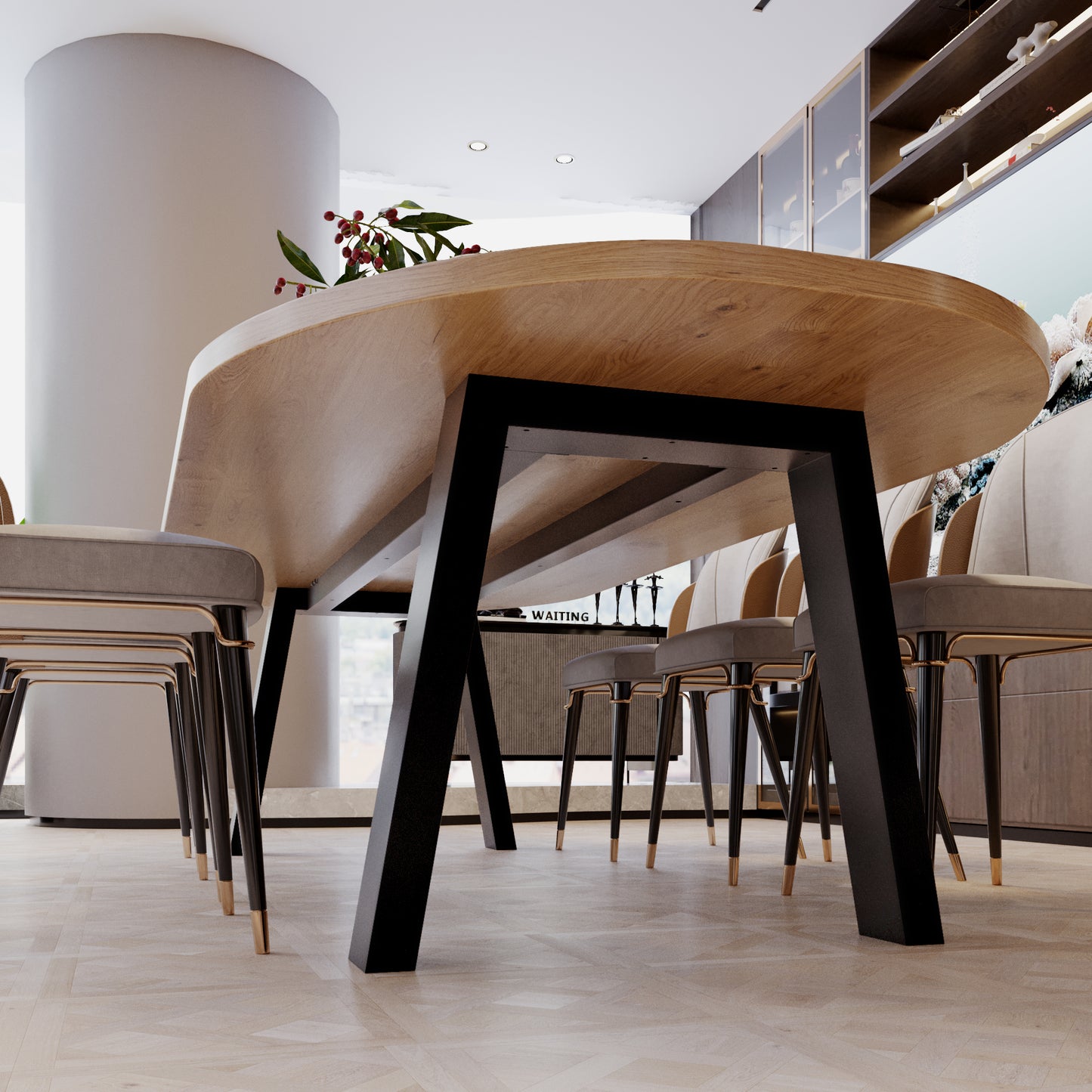 Stolová noha Thusia Extreme - 140x80x72 cm