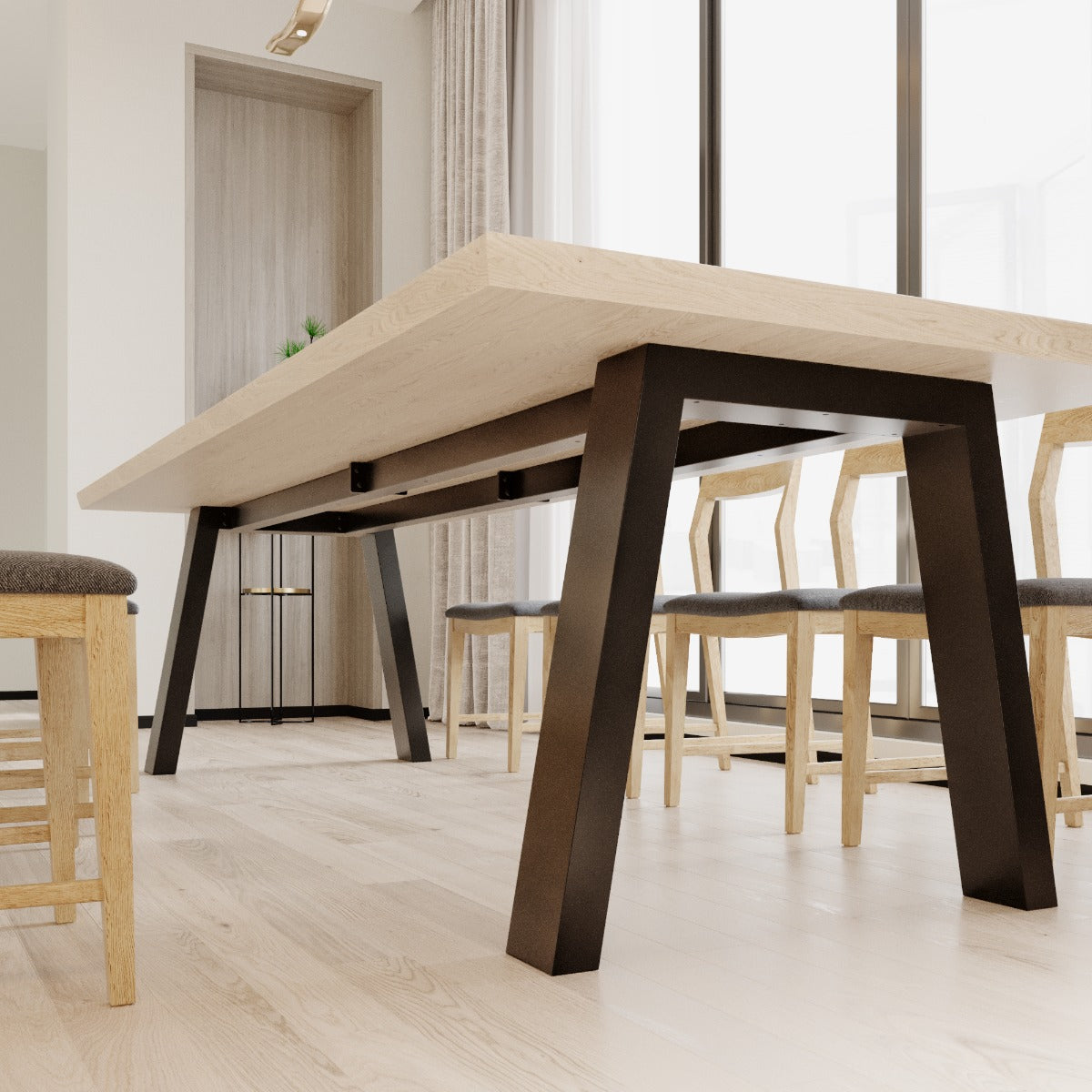 Stolová noha Thusia Extreme - 260x80x72 cm